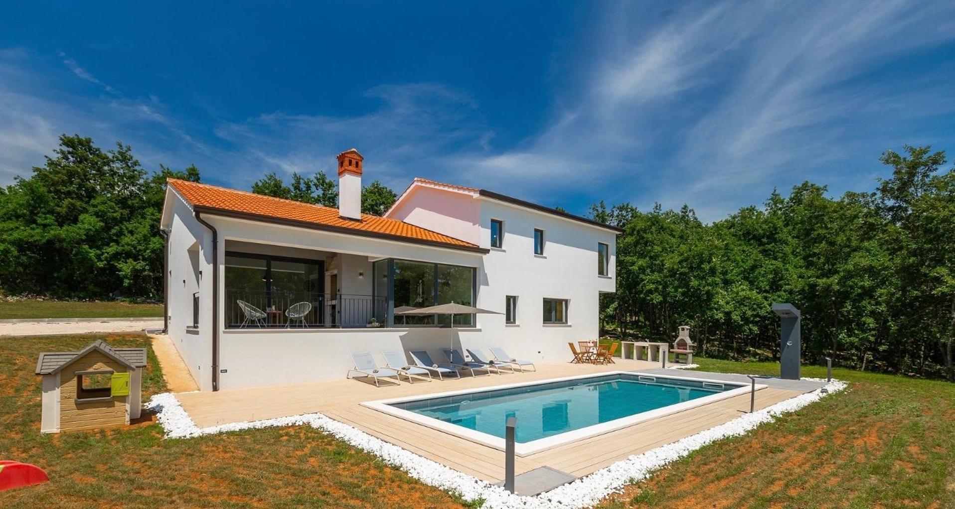 Vila Prisunca Jacuzzi & Swimming Pool Pazin Kültér fotó